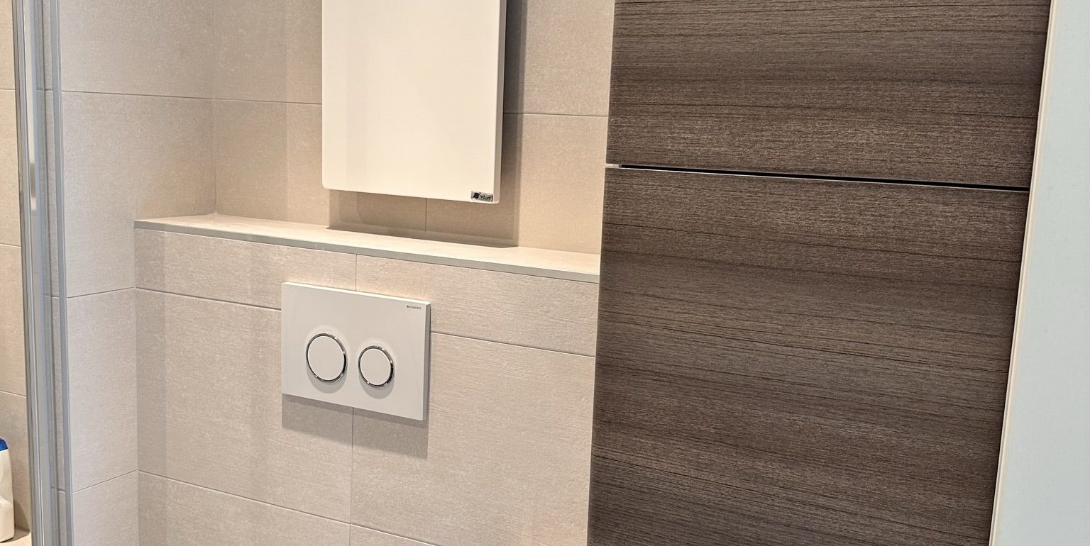 Infraroodverwarming wand woning